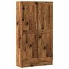 vidaXL bogskab 82,5x30,5x150 cm konstrueret tr&aelig; antikt tr&aelig;