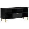 vidaXL tv-bord 100x33x46 cm konstrueret tr&aelig; sort