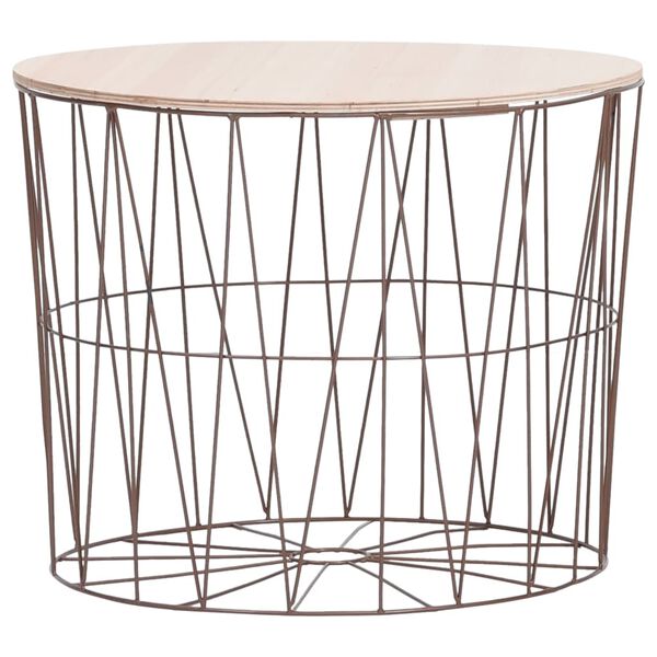 vidaXL sofabordss&aelig;t 4 stk. kobberfarvet