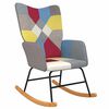 vidaXL gyngestol stof patchwork
