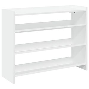 vidaXL skoreol 80x25x62 cm konstrueret tr&aelig; hvid