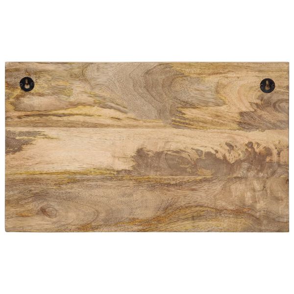 vidaXL v&aelig;gh&aelig;ngte knager&aelig;kker 2 stk. 4 knager massivt mangotr&aelig;