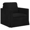 vidaXL Sofa 2 pcs Sort 228 x 78 x 80 cm Fl&oslash;jl