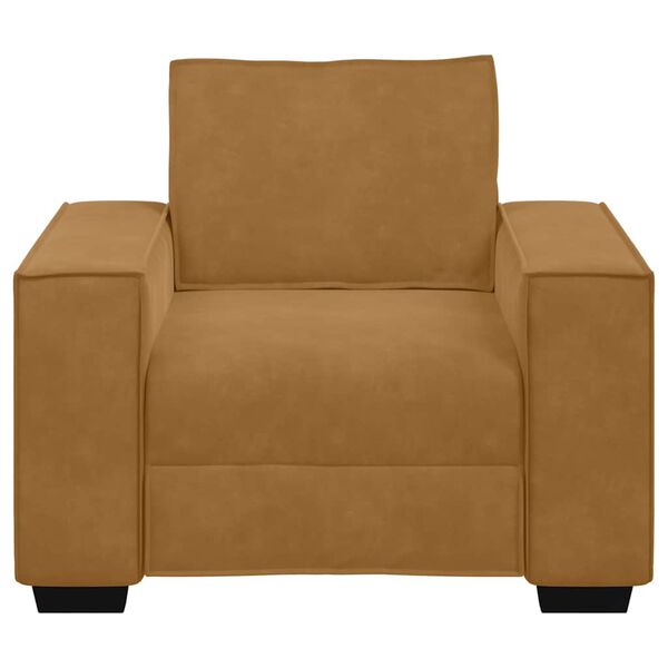 vidaXL sofastol 100x78x84 cm fl&oslash;jl brun