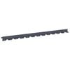 vidaXL Pl&aelig;nekant 10 pcs 102 x 4 x 4 cm St&aring;l Antracit