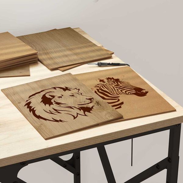 vidaXL Dekor Panels 50 pcs Artisan Egetr&aelig; 21 x 30 x 0,27 cm