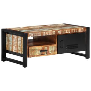 vidaXL sofabord 100x50x41 cm massivt genbrugstr&aelig;