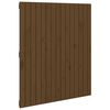 vidaXL sengegavl 95,5x3x110 cm massivt fyrretr&aelig; gyldenbrun