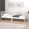 vidaXL daybed 90x190 cm massivt fyrretr&aelig; hvid