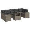 vidaXL sofas&aelig;t til haven 8 dele med hynder polyrattan gr&aring;
