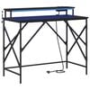 vidaXL Bord Sort eg Konstrueret tr&aelig; 100 x 50 x 86,5 cm