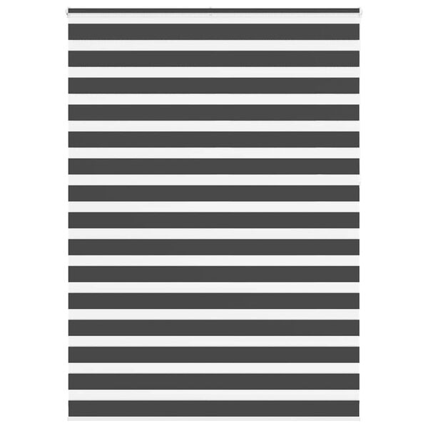 vidaXL zebragardin sort 155x230 cm stofbredde 150,9 cm polyester