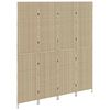 vidaXL Rumdeler Beige 196 x 200 cm polyrattan
