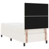 vidaXL Box spring seng Creme og hvid 90 x 190 cm Velourstof