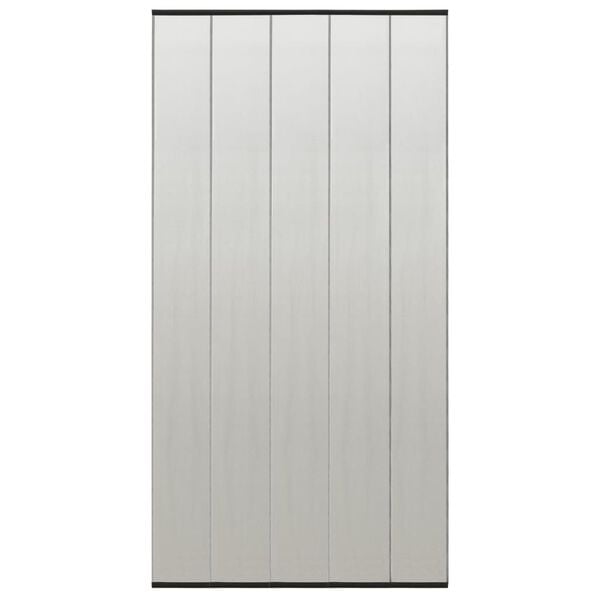 vidaXL insektsk&aelig;rm til d&oslash;r med netgardin i 5 dele 120x240 cm sort
