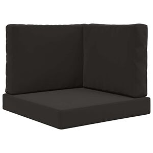 vidaXL Udend&oslash;rs Sofa Pude 3 pcs Sort Polyester