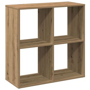 vidaXL bogreol/rumdeler 69,5x29x69,5 cm konstrueret tr&aelig; kunsteg