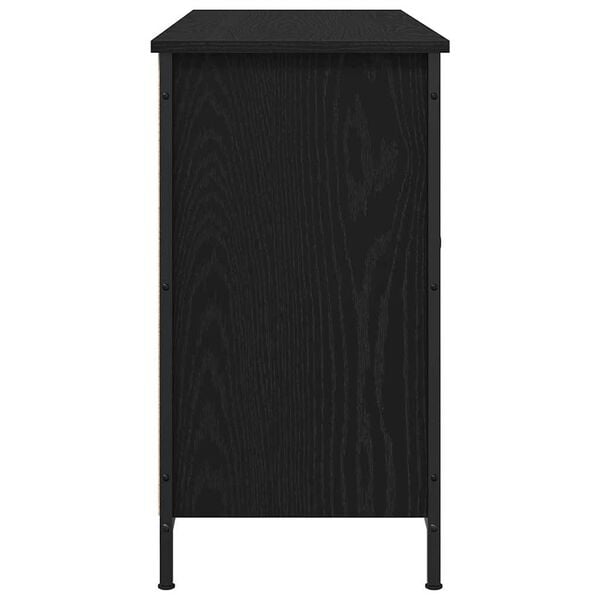 vidaXL TV-m&oslash;bels&aelig;t Sort eg 101 x 35 x 65 cm Konstrueret tr&aelig;