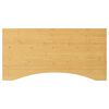vidaXL bordplade til skrivebord 110x55x2,5 cm bambus