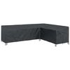 vidaXL M&oslash;belbetr&aelig;k 286 x 222 x 80 cm 210D Oxford Stof L-form Vandt&aelig;t