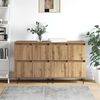 vidaXL Sideboards 2 pcs artisan eg 120 x 35 x 70 cm Konstrueret tr&aelig;