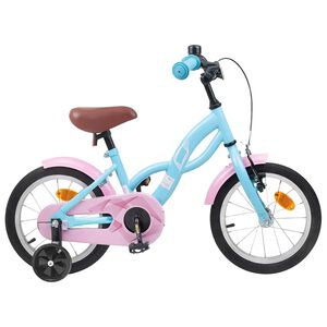 vidaXL B&oslash;rnecykel 12 tommer til 2-4 &aring;r gamle Lysebl&aring;
