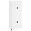 vidaXL h&oslash;jskab 69,5x34x180 cm konstrueret tr&aelig; hvid