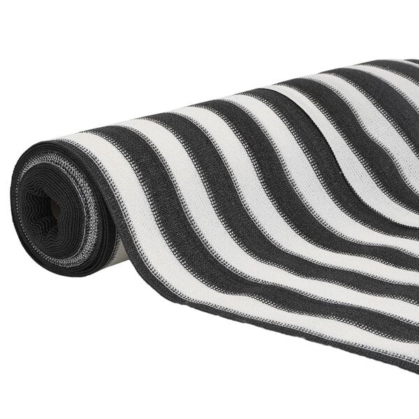 vidaXL afsk&aelig;rmning 2x50 m 195 g/m&sup2; HDPE antracitgr&aring; og hvid