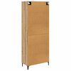 vidaXL Highboard Artisan Egetr&aelig; 69,5 x 34 x 180 cm Konstrueret tr&aelig;