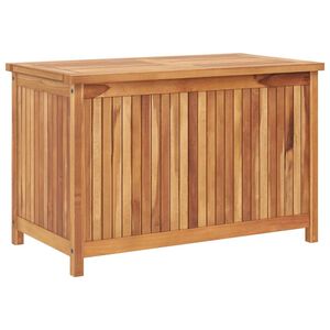 vidaXL hyndeboks 90x50x58 cm massivt teaktr&aelig;