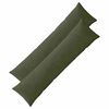 vidaXL Pudebetr&aelig;k 2 stk. ALMELO Gr&oslash;n 40 x 145 cm cordfl&oslash;jl