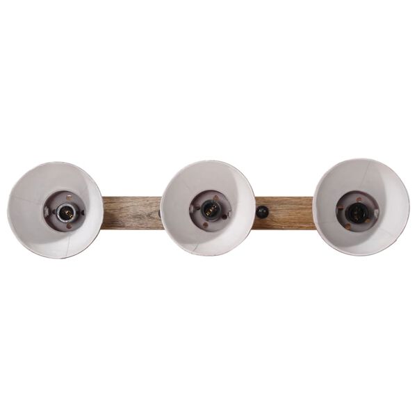 vidaXL v&aelig;glampe 25 W 65x25 cm E27 rustik r&oslash;d