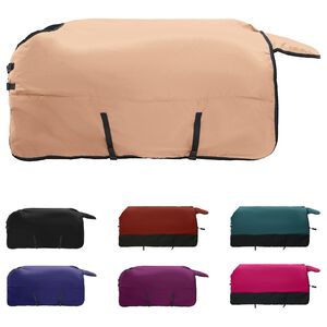 vidaXL Hestet&aelig;ppe Cappuccino 145 cm Polyester