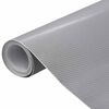 vidaXL bilfolier 2 stk. 100x150 cm + 50x150 cm 4D s&oslash;lvfarvet