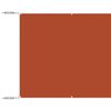 vidaXL lodret markise 60x1000 cm oxfordstof terrakottafarvet
