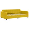 vidaXL daybed 100x200 cm velour gul