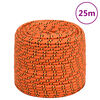 vidaXL tovv&aelig;rk til b&aring;d 8 mm 25 m polypropylen orange