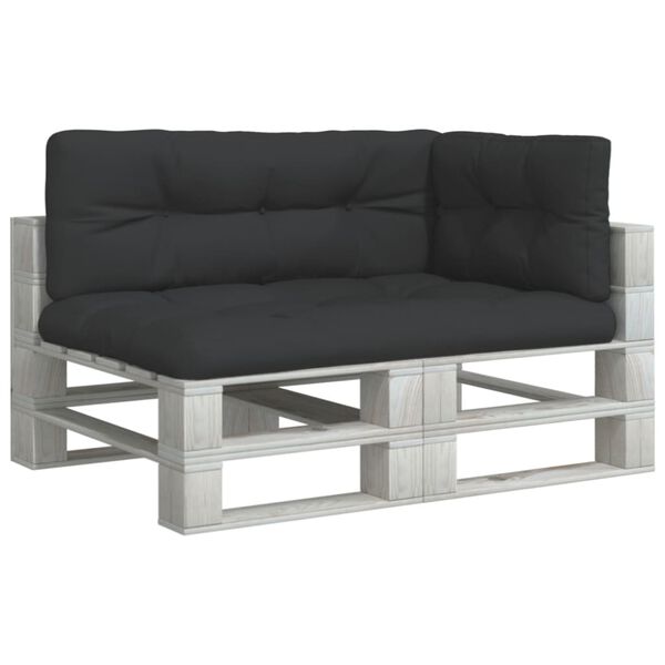 vidaXL pallehynder 3 stk. stof sort