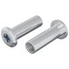 vidaXL L&aring;se Skive 2 pcs S&oslash;lv M6 x 25 mm St&aring;l