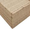 vidaXL Havemøbelsofa Beige 123 x 62 x 69cm polyrattan
