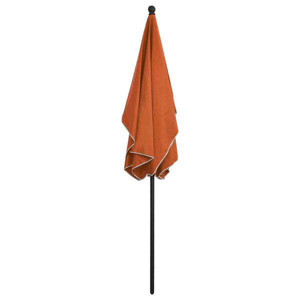 vidaXL parasol med stang 210x140 cm terrakotta