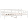 vidaXL daybed med skuffer 90x190 cm massivt fyrretræ hvid