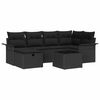 vidaXL Havesofa S&aelig;t 7 stk. Poly rattan