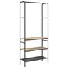vidaXL T&oslash;jstativ Sonoma-eg 77 x 30 x 171 cm Konstrueret tr&aelig;