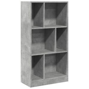 vidaXL bogreol 57x28,5x107,5 cm konstrueret tr&aelig; betongr&aring;