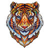 UNIDRAGON puslespil Lovely Tiger 700 brikker 45x56 cm royal size tr&aelig;