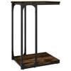 vidaXL sidebord 40x30x60 cm konstrueret tr&aelig; r&oslash;get egetr&aelig;sfarve