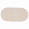 vidaXL T&aelig;ppe ZIZUR Cremefarvet 150 x 80 cm Polypropylen