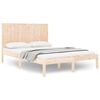 vidaXL sengeramme uden madras 120x200 cm massivt fyrretr&aelig;