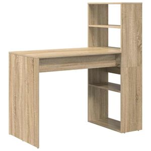 vidaXL Bord Sonoma eg Konstrueret tr&aelig; 113 x 54 x 120 cm